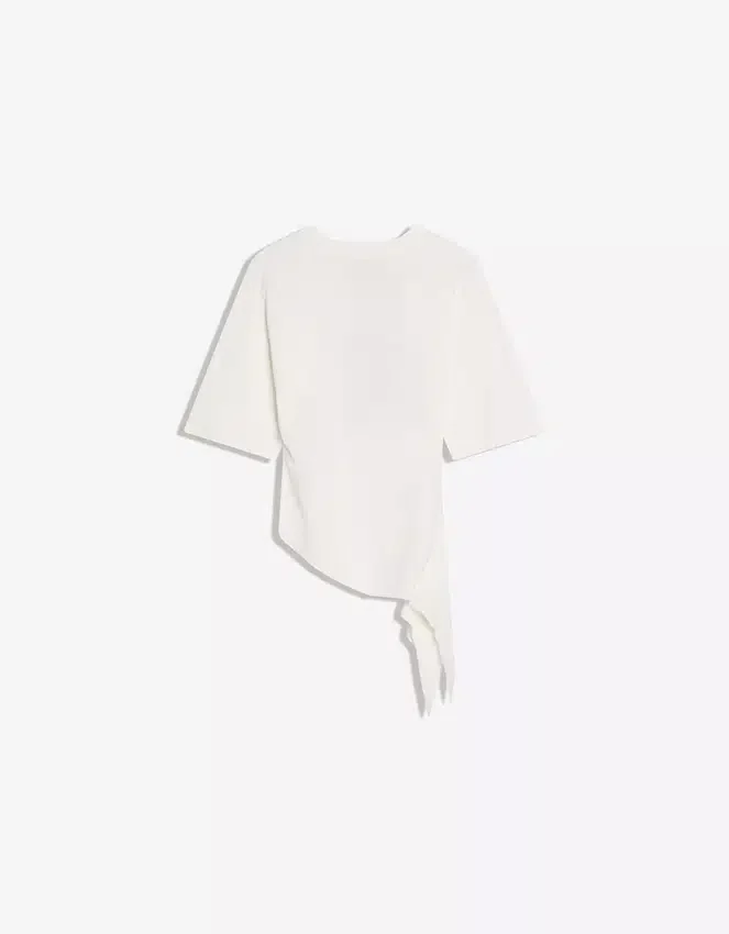 Short Sleeve T-Shirt with Gathering Short Sleeve T-Shirt with Gathering