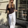 Short Sleeve T-Shirt with Gathering – #Bershkastyle – Women Short Sleeve T-Shirt with Gathering – #Bershkastyle – Women