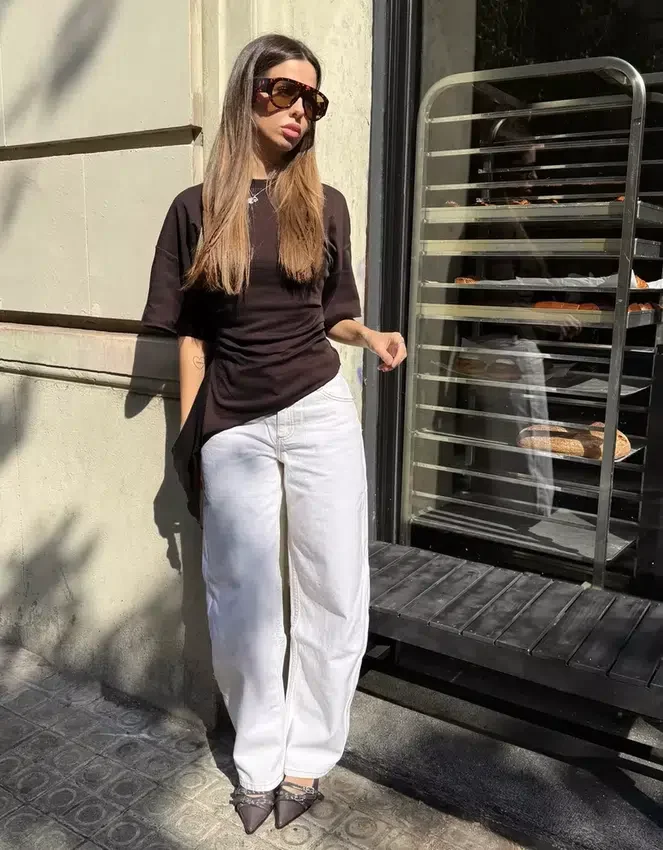 Short Sleeve T-Shirt with Gathering – #Bershkastyle – Women Short Sleeve T-Shirt with Gathering – #Bershkastyle – Women