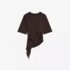 Short Sleeve T-Shirt with Gathering Short Sleeve T-Shirt with Gathering