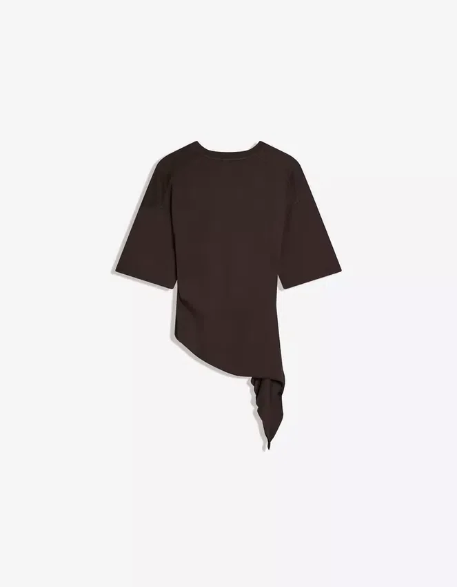 Short Sleeve T-Shirt with Gathering Short Sleeve T-Shirt with Gathering