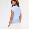 Short Sleeve T-Shirt with Gathering – Women Short Sleeve T-Shirt with Gathering – Women