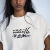 Short Sleeve T-Shirt with Manuel Turizo Print – Women Short Sleeve T-Shirt with Manuel Turizo Print – Women
