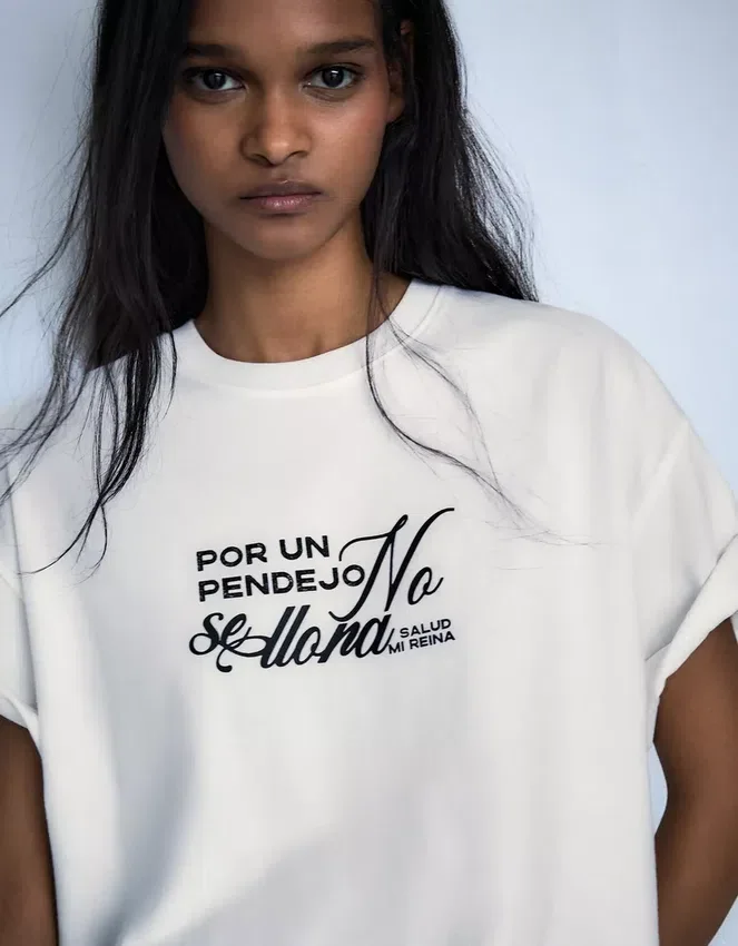 Short Sleeve T-Shirt with Manuel Turizo Print – Women Short Sleeve T-Shirt with Manuel Turizo Print – Women