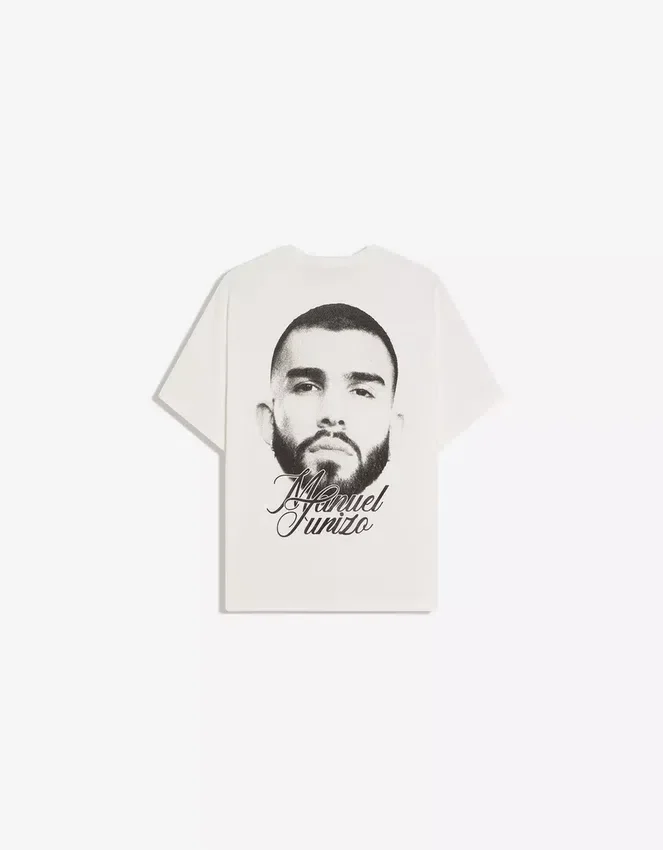 Short Sleeve T-Shirt with Manuel Turizo Print – Women Short Sleeve T-Shirt with Manuel Turizo Print – Women