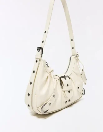 Shoulder Bag with Buckle