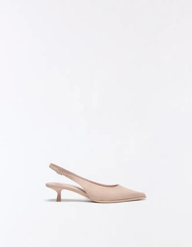 Slingback Kitten-Heel Shoes Slingback Kitten-Heel Shoes