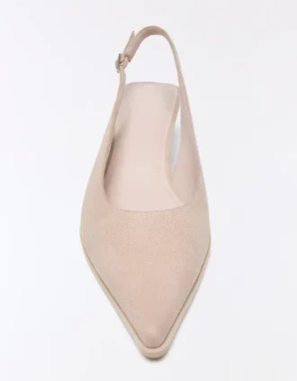 Slingback Kitten-Heel Shoes