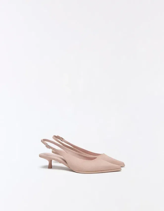 Slingback Kitten-Heel Shoes Slingback Kitten-Heel Shoes