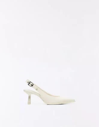 Slingback Kitten-Heel Shoes – Heeled Shoes