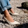 Slingback Kitten-Heel Shoes – Heeled Shoes