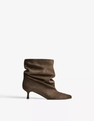 Slouchy Kitten-Heel Ankle Boot – Boots and Ankle Boots