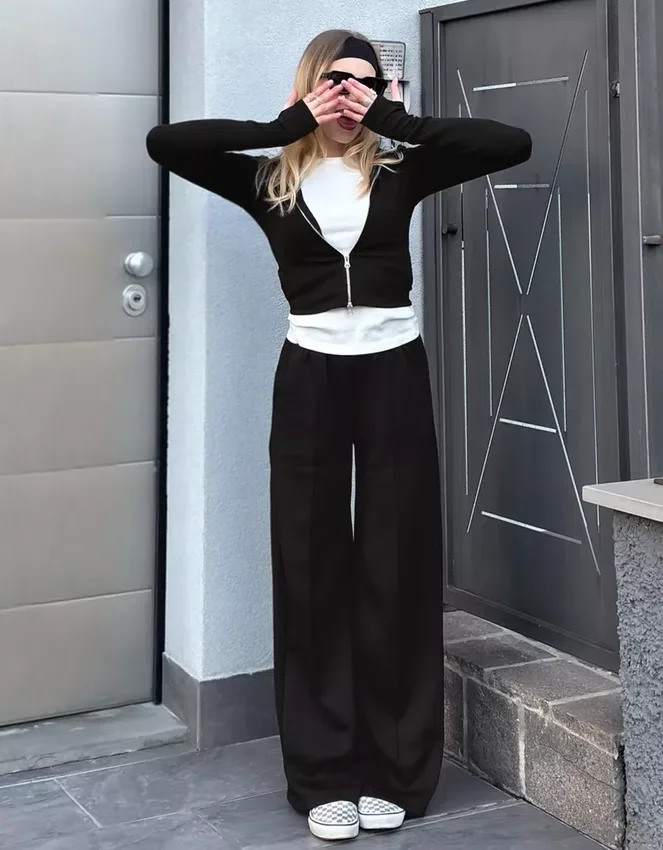 Soft Wide-Leg Pants Soft Wide-Leg Pants