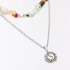 Stainless Steel and Stone Necklace – Accessories Stainless Steel and Stone Necklace – Accessories