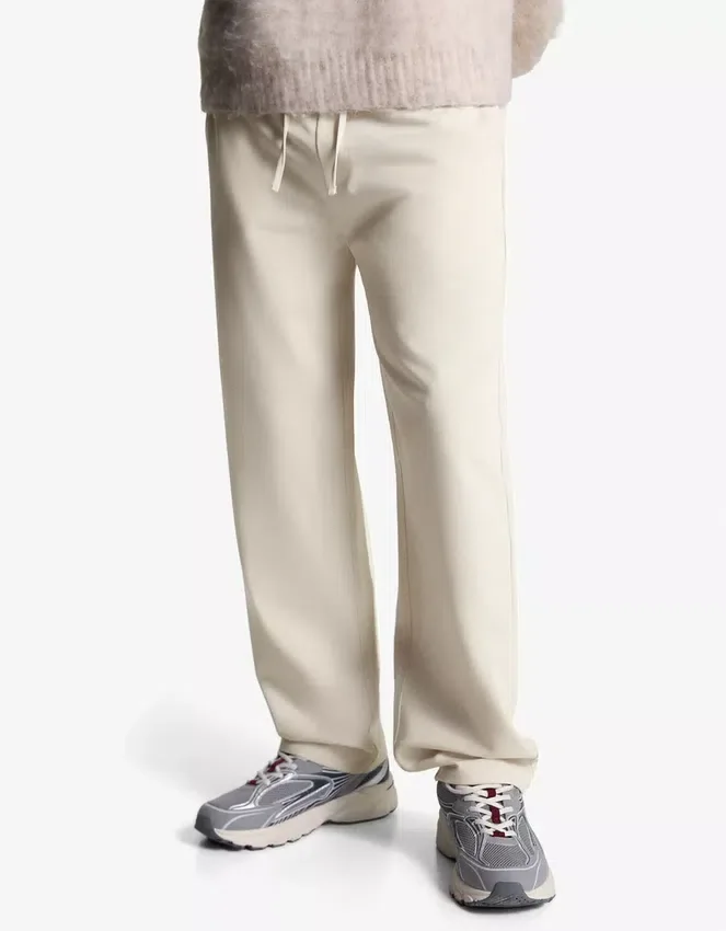 Straight Fit Tailored Sweatpants – Pants Straight Fit Tailored Sweatpants – Pants