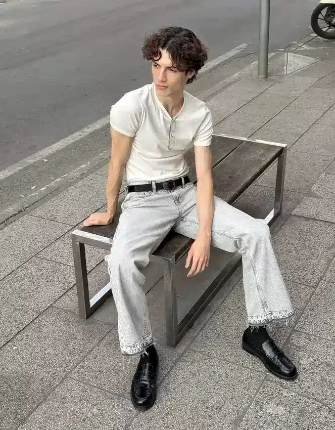 Straight Flared Jeans – #Bershkastyle – Men Straight Flared Jeans – #Bershkastyle – Men