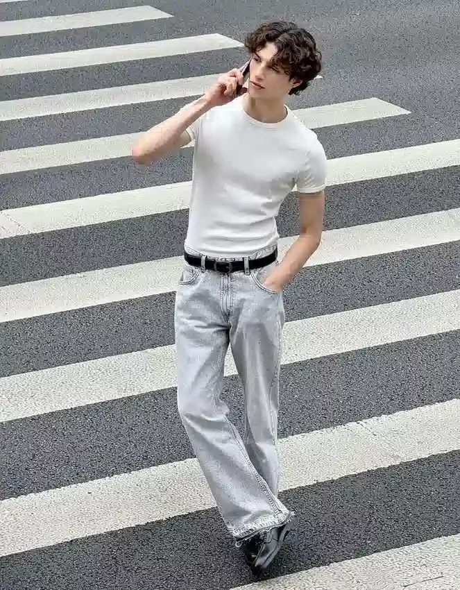 Straight Flared Jeans – #Bershkastyle – Men Straight Flared Jeans – #Bershkastyle – Men
