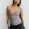 Strappy Draped Bodysuit Strappy Draped Bodysuit