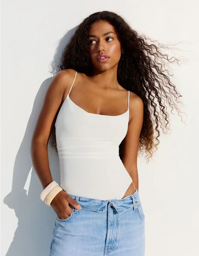 Strappy Draped Bodysuit Strappy Draped Bodysuit