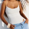 Strappy Draped Bodysuit Strappy Draped Bodysuit