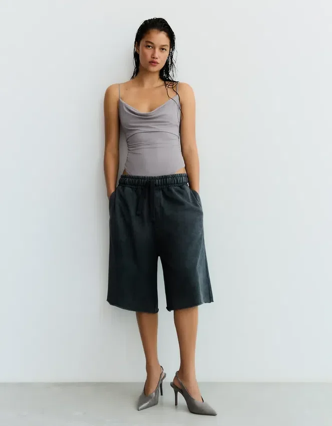 Strappy Draped Bodysuit Strappy Draped Bodysuit