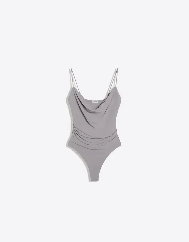 Strappy Draped Bodysuit Strappy Draped Bodysuit