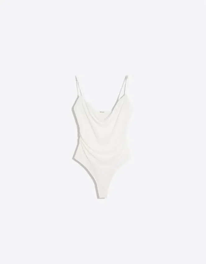 Strappy Draped Bodysuit Strappy Draped Bodysuit