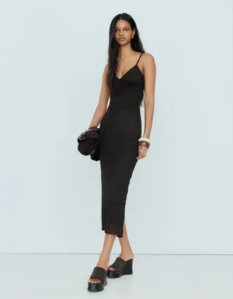 Strappy Lace Midi Dress – Dresses and Jumpsuits