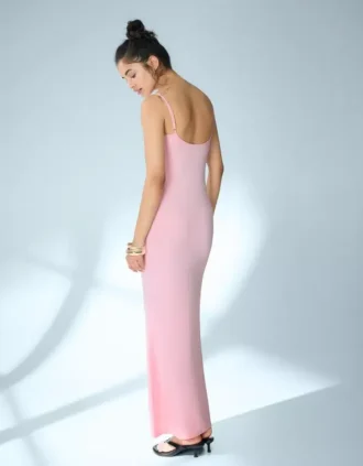 Strappy Shirred Midi Dress – Dresses and Jumpsuits