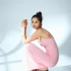 Strappy Shirred Midi Dress – Dresses and Jumpsuits Strappy Shirred Midi Dress – Dresses and Jumpsuits