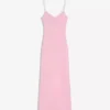 Strappy Shirred Midi Dress – Dresses and Jumpsuits Strappy Shirred Midi Dress – Dresses and Jumpsuits