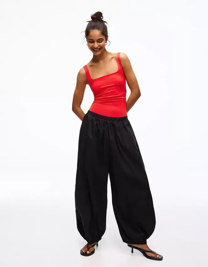 Strappy Square-Neck Bodysuit Strappy Square-Neck Bodysuit