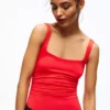 Strappy Square-Neck Bodysuit Strappy Square-Neck Bodysuit