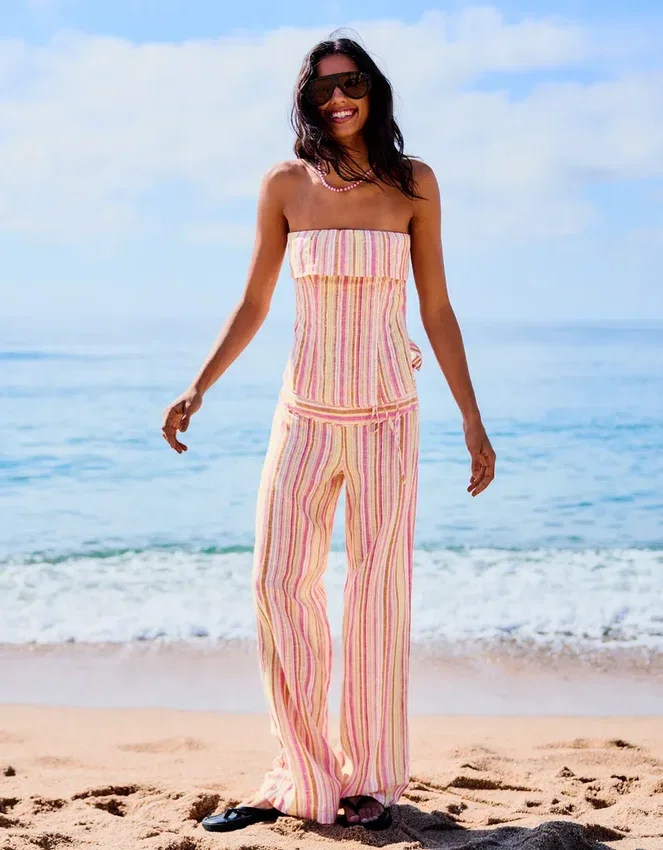 Striped Bandeau Top Striped Bandeau Top