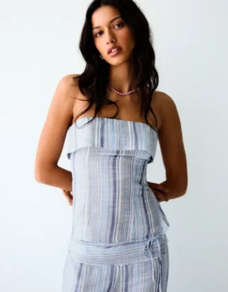 Striped Bandeau Top – Women