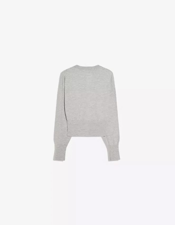 Striped Crew Neck Button-Up Jacket – Sweaters and Cardigans Striped Crew Neck Button-Up Jacket – Sweaters and Cardigans