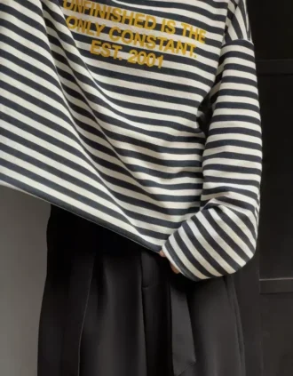 Striped Crew Neck Sweatshirt – Sweatshirts & Hoodies
