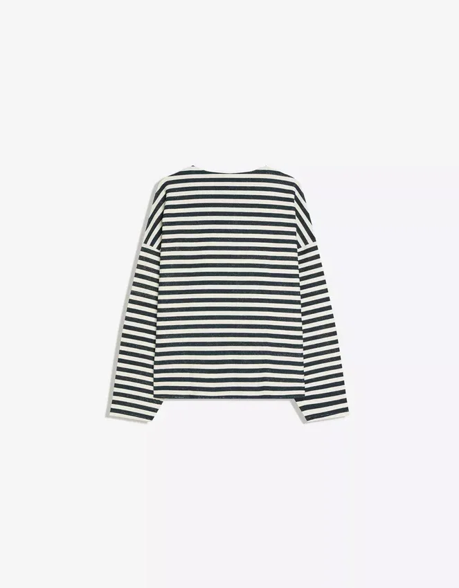 Striped Crew Neck Sweatshirt – Sweatshirts & Hoodies Striped Crew Neck Sweatshirt – Sweatshirts & Hoodies