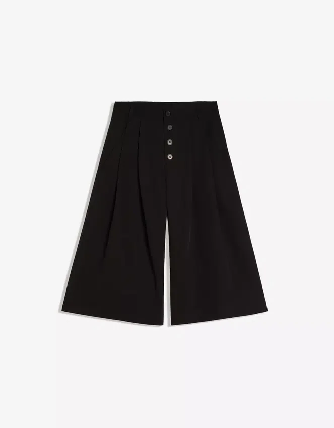 Striped Culottes Bermuda Shorts Striped Culottes Bermuda Shorts