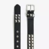 Studded Faux Leather Belt – Accessories Studded Faux Leather Belt – Accessories