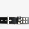 Studded Faux Leather Belt – Accessories Studded Faux Leather Belt – Accessories
