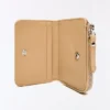 Studded Faux Suede Coin Purse