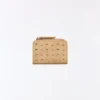 Studded Faux Suede Coin Purse