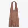 Studded Halter Mini Dress Studded Halter Mini Dress