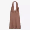 Studded Halter Mini Dress Studded Halter Mini Dress