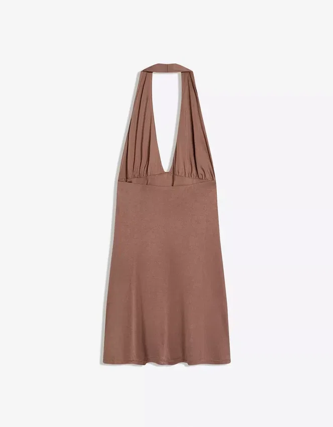 Studded Halter Mini Dress Studded Halter Mini Dress