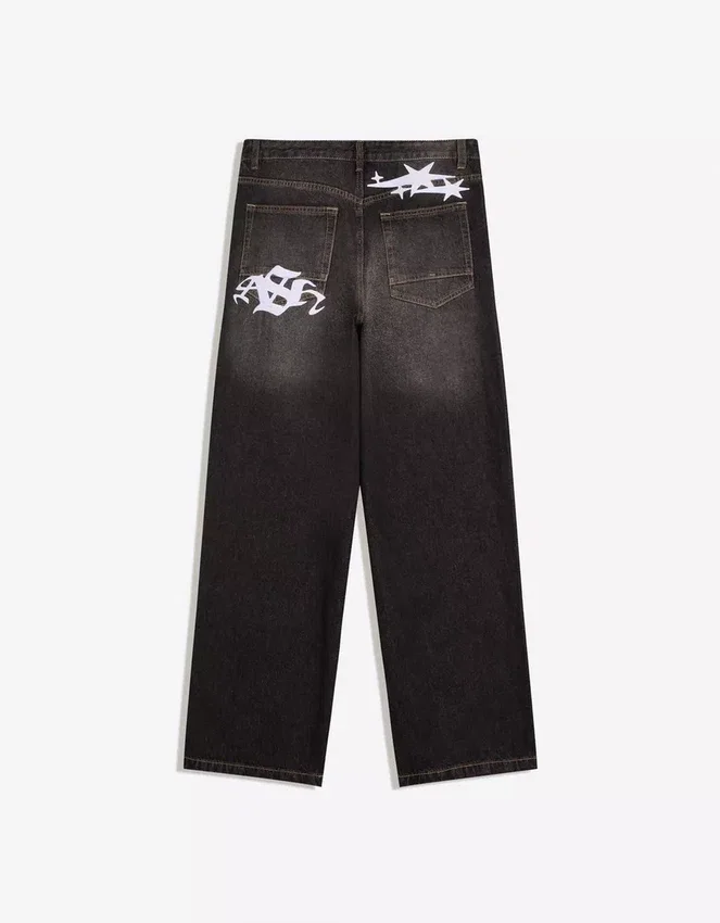 Super Baggy Embroidered Jeans Super Baggy Embroidered Jeans
