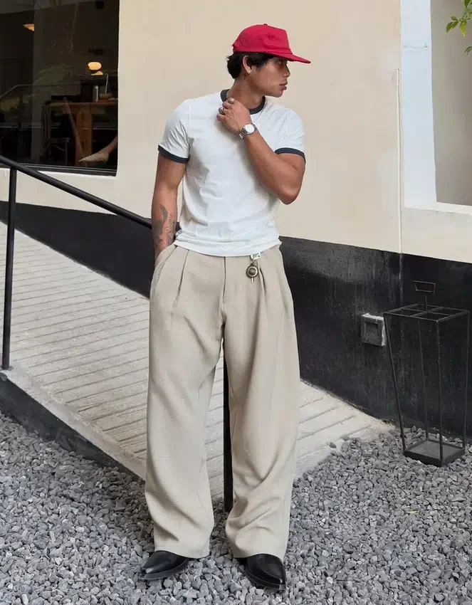 Super Baggy Tailored Fit Trousers – Pants Super Baggy Tailored Fit Trousers – Pants