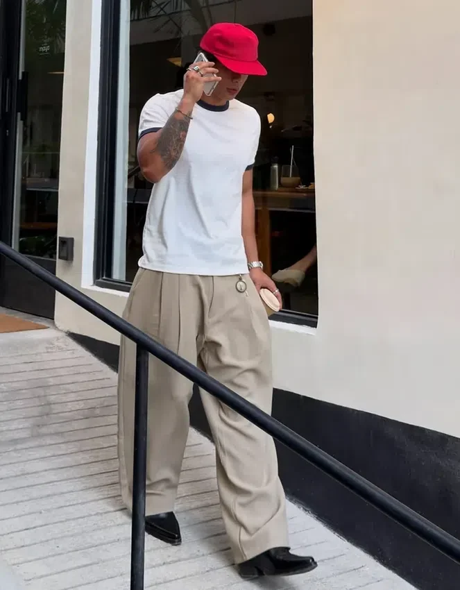 Super Baggy Tailored Fit Trousers – Pants Super Baggy Tailored Fit Trousers – Pants