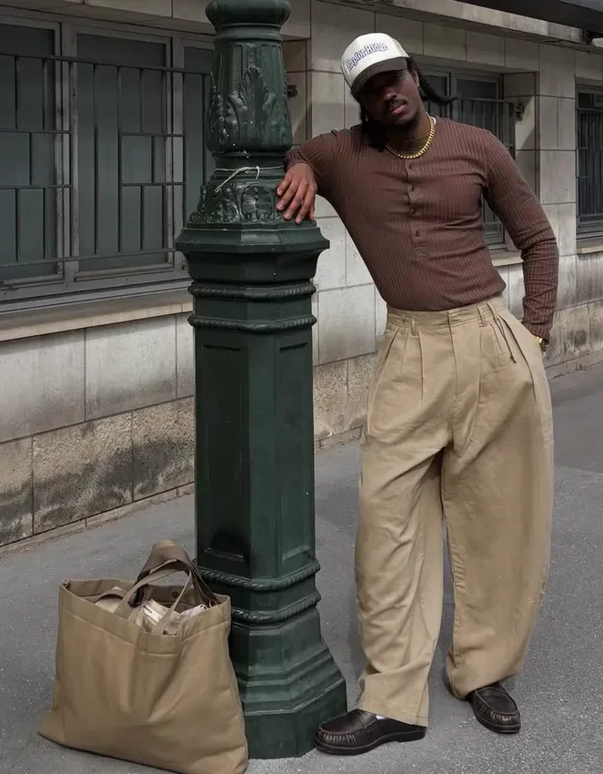 Super Baggy Trousers with Darts Super Baggy Trousers with Darts